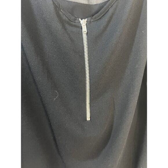 Forever 21 Zip‎ Half Placket Sleeveless Blouse Small NWOT - Picture 4 of 6